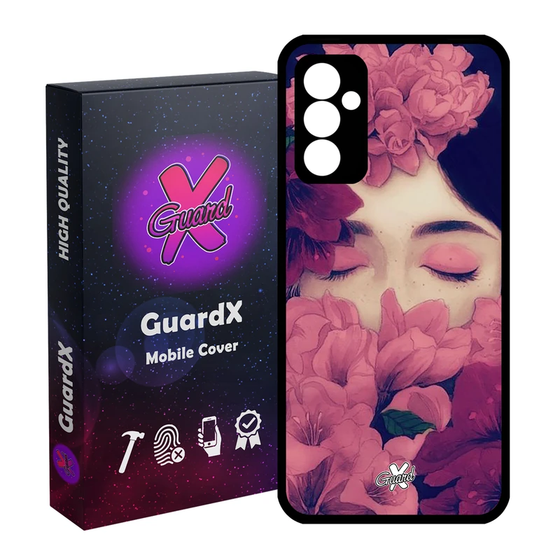 کاور گارد ایکس طرح Girl مدل Glass10027 مناسب برای گوشی موبایل سامسونگ Galaxy A54 / A54 5G