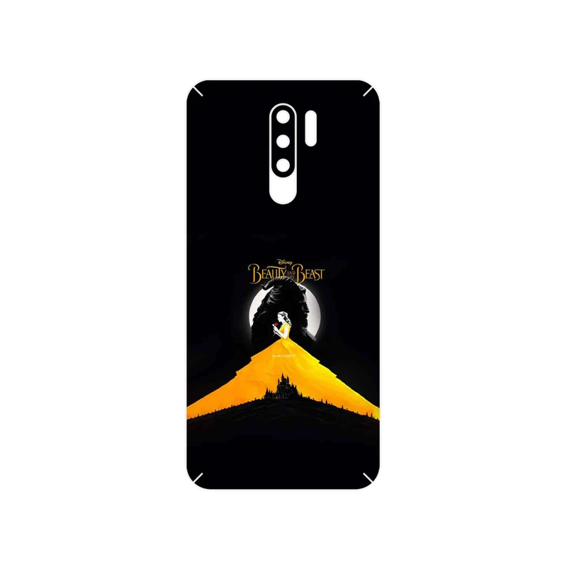 برچسب پوششی ماهوت مدل Beauty and the Beast مناسب برای گوشی موبایل شیائومی Redmi 9