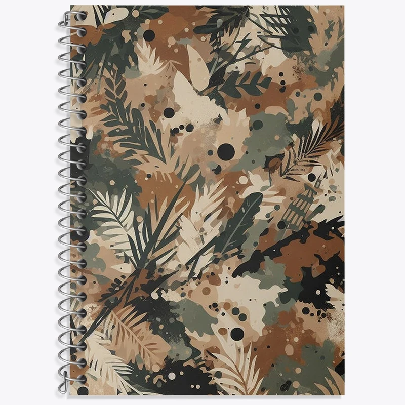 دفتر لغت 50 برگ خندالو طرح برگ مینیمال کد N40