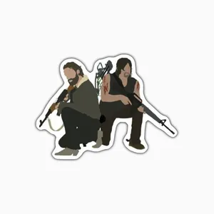 استیکر لپ تاپ و موبایل بووم طرح سریال Walkind Dead مدل R.D2 کد FR89