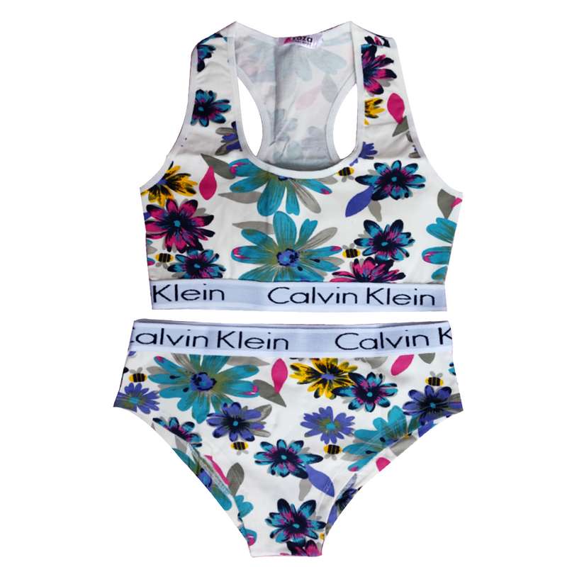 ست نیم تنه و شورت زنانه مدل رنگارنگ