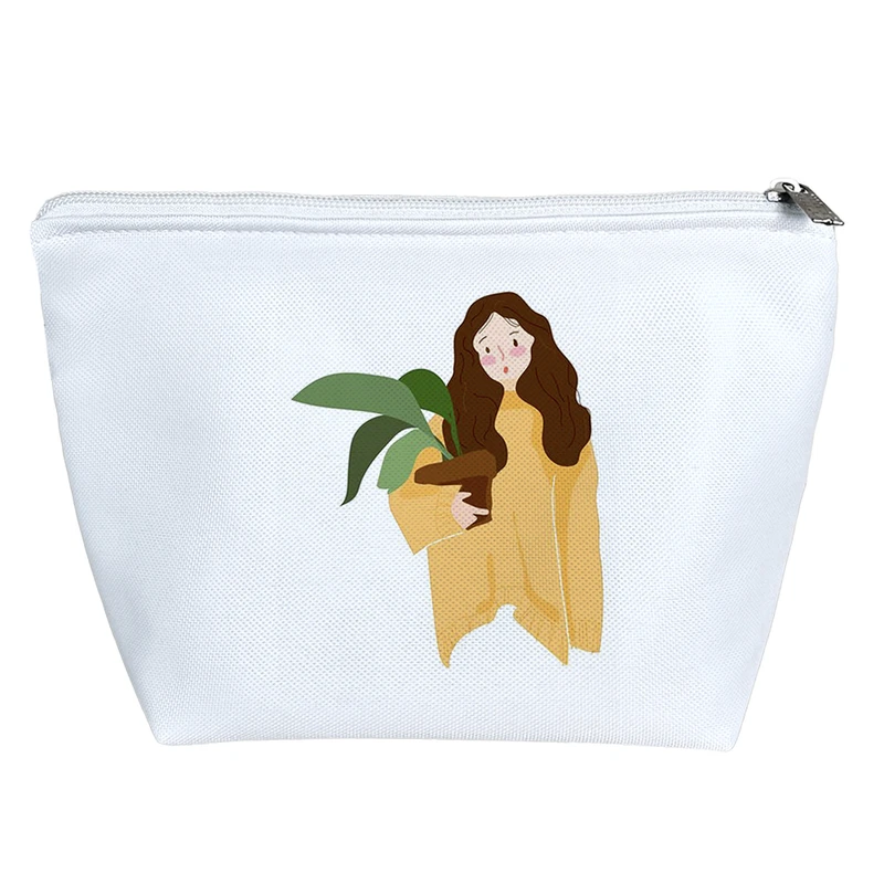 کیف لوازم آرایش دخترانه خندالو مدل دختر گلدان به دست کد H1994