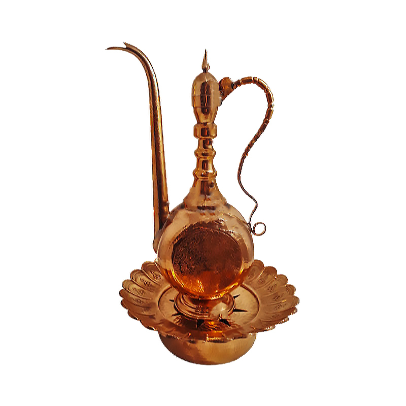 ست گلاب پاش و لگن مسی کد S-4034