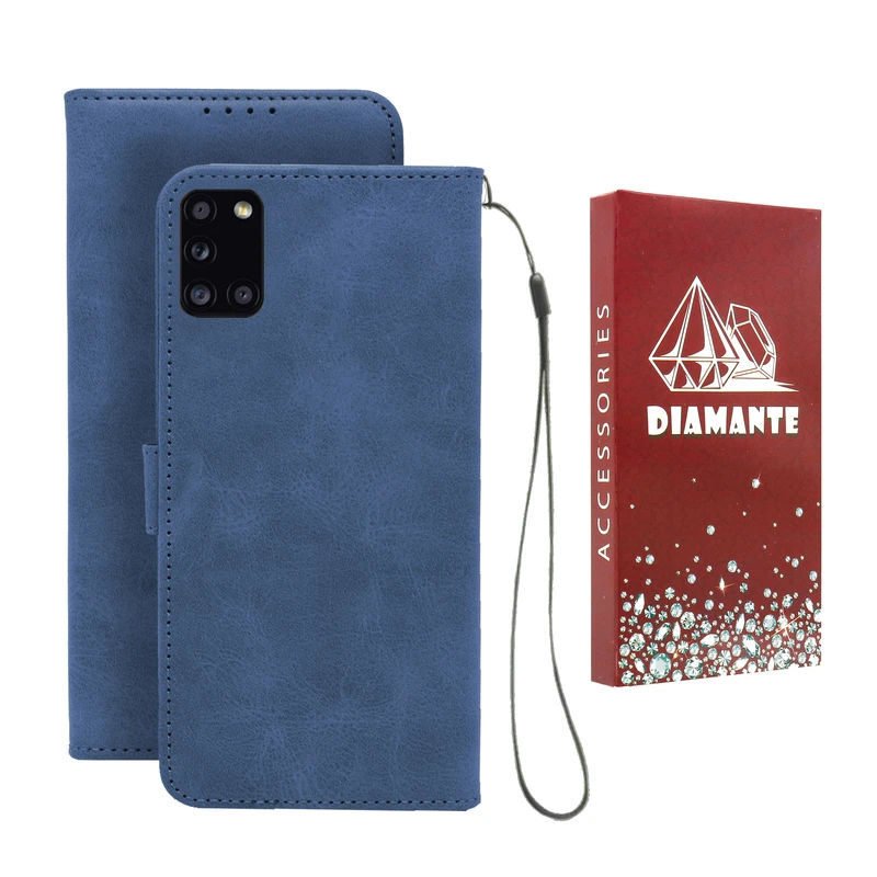 کیف کلاسوری دیامانته مدل Bandaviz Rd مناسب برای گوشی موبایل سامسونگ Galaxy A31 4G / 5G به همراه بند آویز