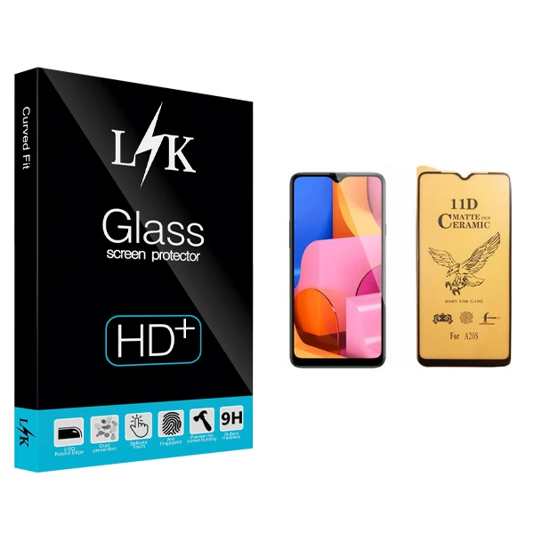 محافظ صفحه نمایش سرامیکی ال کی مدل +LITE مناسب برای گوشی موبایل سامسونگ Galaxy A20s