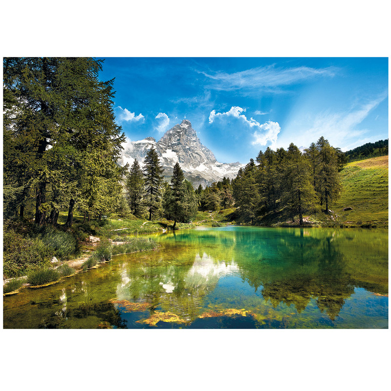 پازل 1500 تکه کلمنتونی طرح دریاچه آبی کد 31680