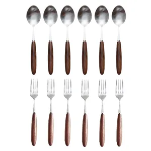 ست قاشق و چنگال غذاخوری 12 پارچه مدل Brown کد DGQ50603012