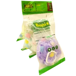 لیف حمام بنیژ مدل BX_Abr_rang بسته 4 عددی
