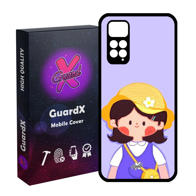 کاور گارد ایکس طرح دختر مدل Glass10651مناسب برای گوشی موبایل شیائومی Redmi Note 11S/ Note 11 4G