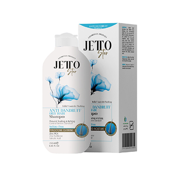 شامپو ضد شوره مو ژتو استار مدل  Anti Oily Dantto  حجم 250 میلی لیتر