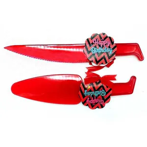 کارد و کفگیر سرو کیک مدل زیگزاگی 