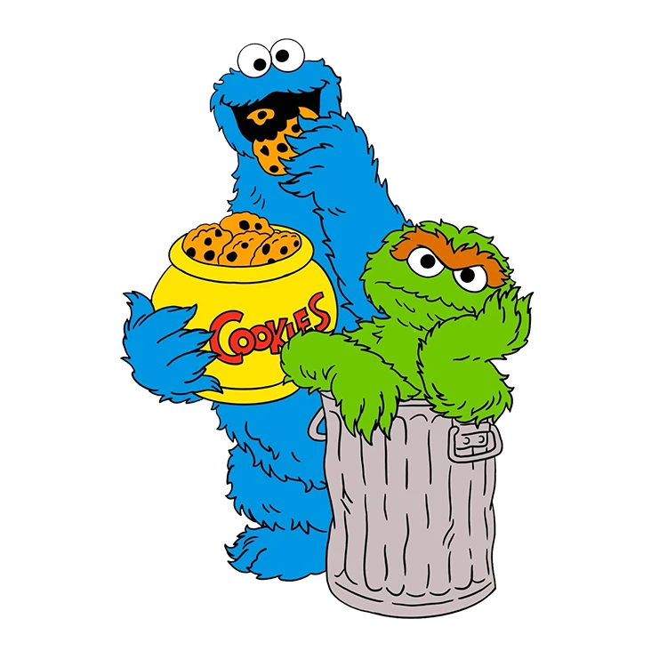 استیکر پارچه و لباس پاد آفرین مدل کارتونی کد S973