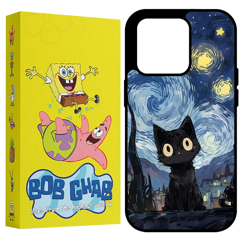 کاور باب قاب طرح گربه مدل BCP12PM مناسب برای گوشی موبایل اپل iPhone 12 Pro Max