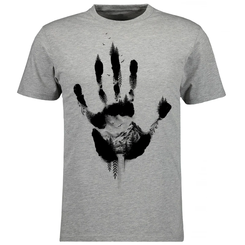 تی شرت آستین کوتاه مردانه مدل دست V103