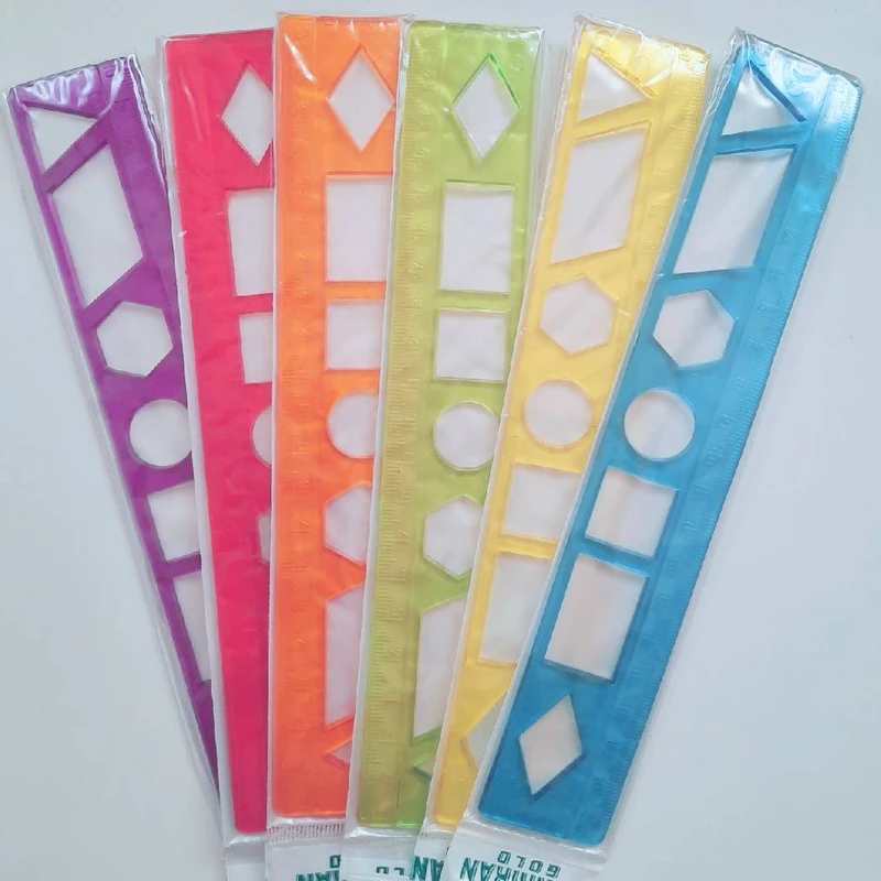 عکس شماره 3 : خط کش 20 سانتی متری مدل ژله ای بسته دو عددی