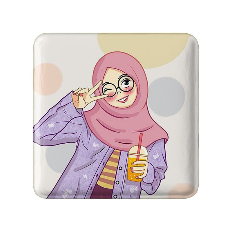 مگنت خندالو مدل دخترانه باحجاب کد 26007