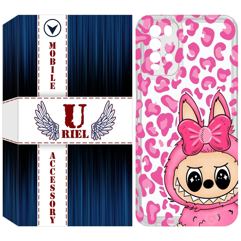 کاور یوریل قاب مدل Clear کد 107 طرح لبوبو Labubu مناسب برای گوشی موبایل شیائومی Redmi 9T / Poco M3