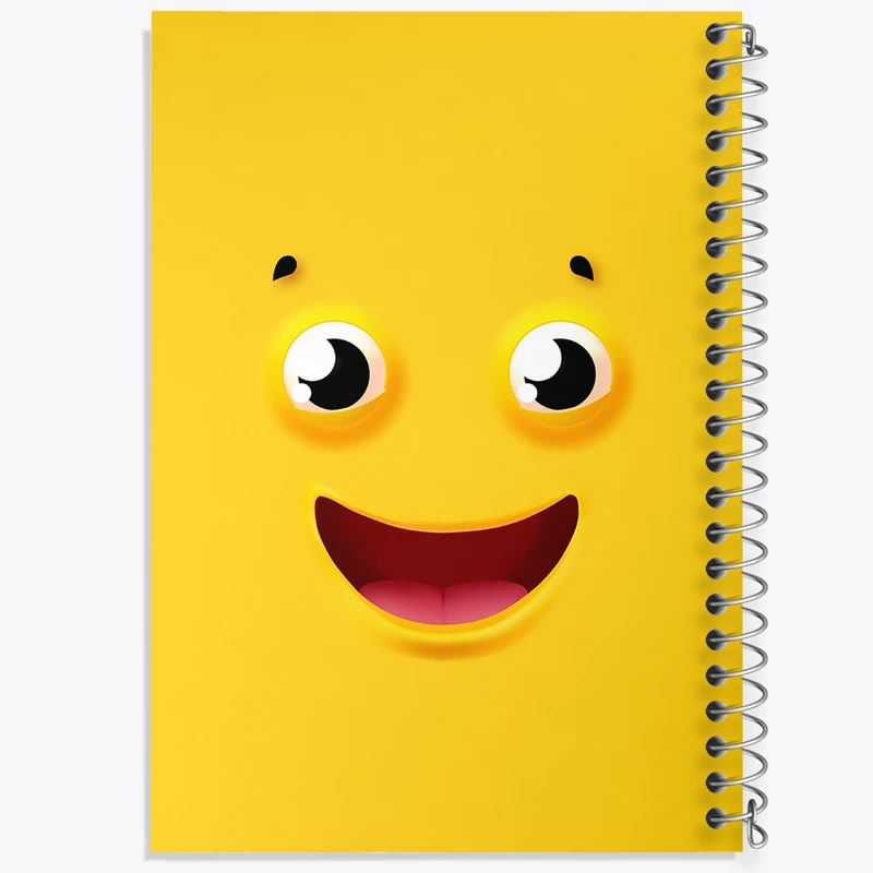 دفتر نقاشی 50 برگ خندالو طرح ایموجی کد N646