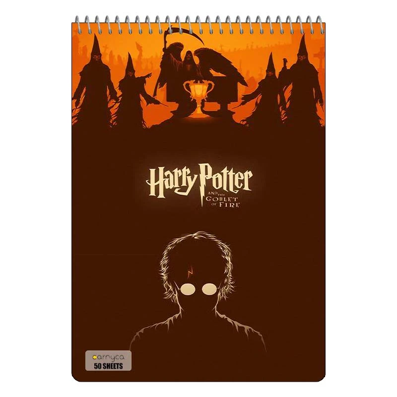 دفتر نقاشی 50 برگ سیمی کارنیکا طرح هری پاتر Harry Potter کد 17651
