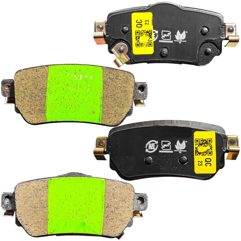 لنت ترمز عقب خودرو فورس مدل نائو سرامیک دو جفت مناسب برای رنو کولئوس، نیسان X-Trail