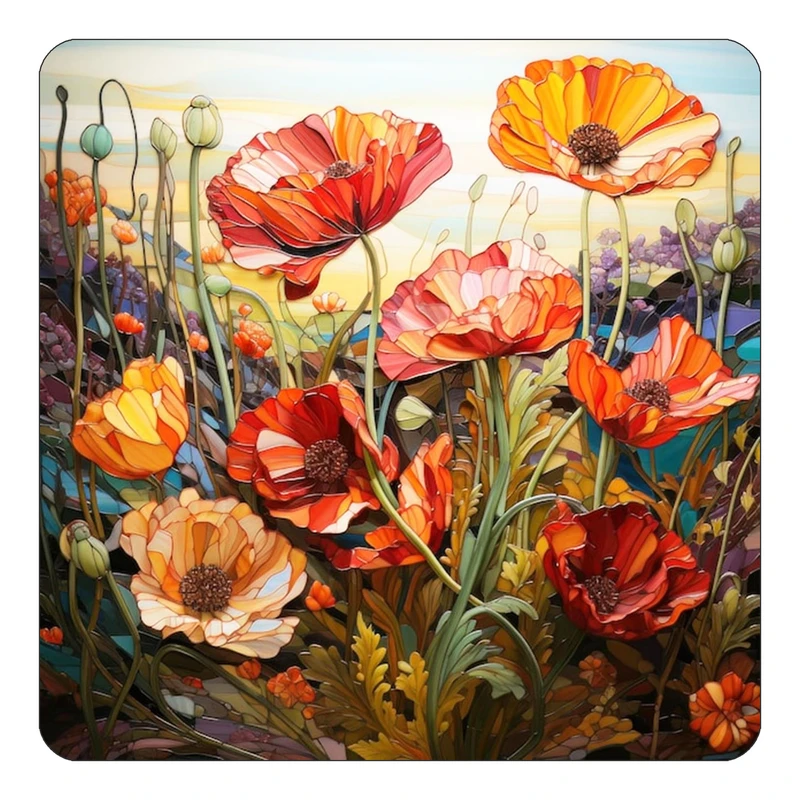 مگنت کاکتی طرح نقاشی رنگ روغن مدل mp70622