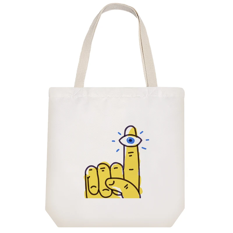 ساک خرید خندالو مدل انگشت اشاره کد 10427