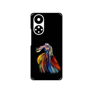 MAHOOT Rainbow Hair Digital Art Cover Sticker for Honor 50