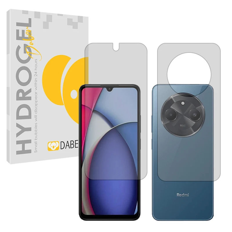 محافظ صفحه نمایش مات دبن مدل Tough مناسب برای گوشی موبایل شیائومی  Redmi A3 Pro به همراه محافظ پشت گوشی 