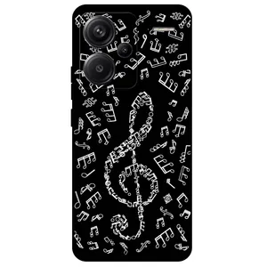 Megafone Musical Note 1370 Cover For Xiaomi Redmi Note 13 Pro Plus 5G