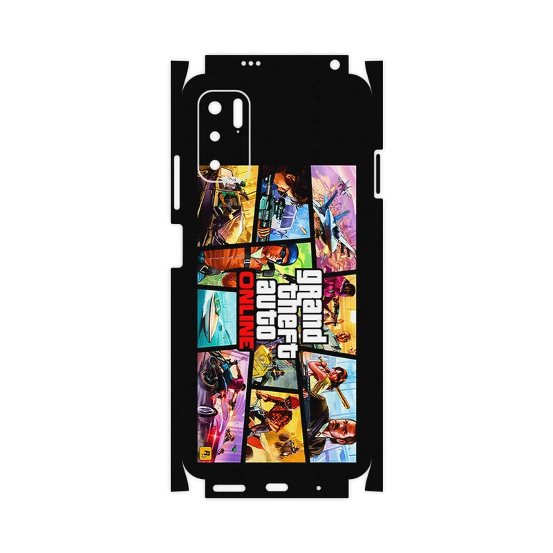 برچسب پوششی ماهوت مدل GTA Online Game Series-FullSkin مناسب برای گوشی موبایل شیائومی Redmi Note 10 5G