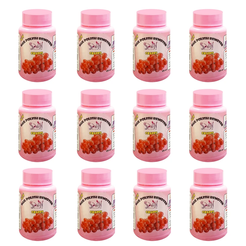 لاک پاک کن اس سون بیوتی مدل انگور حجم 125 میلی لیتر مجموعه 12 عددی