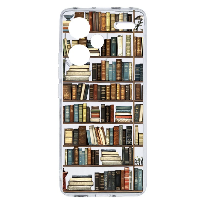 کاور طرح Library مناسب برای گوشی موبایل شیائومی Redmi Note 13 Pro Plus