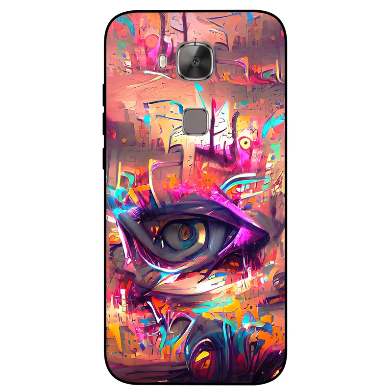 کاور مگافون طرح چشم مدل 2823 مناسب برای گوشی موبایل هوآوی G8