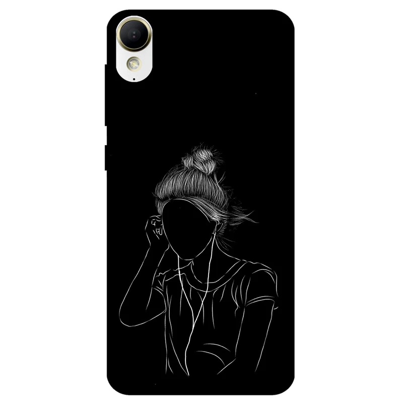 کاور مگافون طرح مینیمال مدل 1858 مناسب برای گوشی موبایل اچ تی سی Desire 10 Lifestyle 