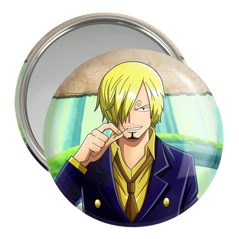 آینه جیبی خندالو مدل سانجی انیمه وان پیس One Piece  کد 17243