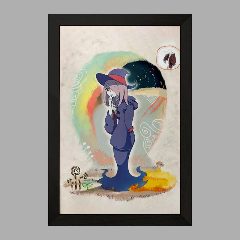 تابلو خندالو مدل سوسی انیمه جادوگران کوچک Little Witch Academia  کد 22831