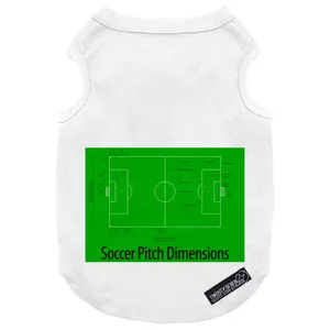 لباس سگ و گربه 27 مدل Soccer Pitch Dimensions کد MH949 سایز S