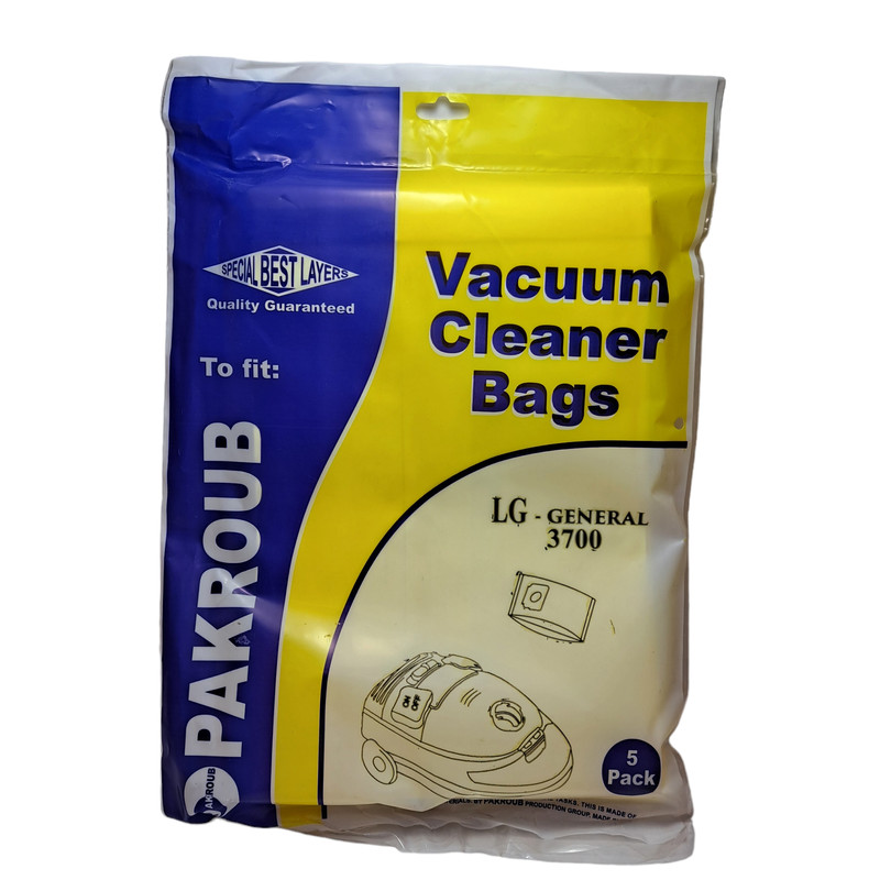 پاکت جاروبرقی مدل 3700 مناسب برای جاروبرقی الجی بسته 5 عددی