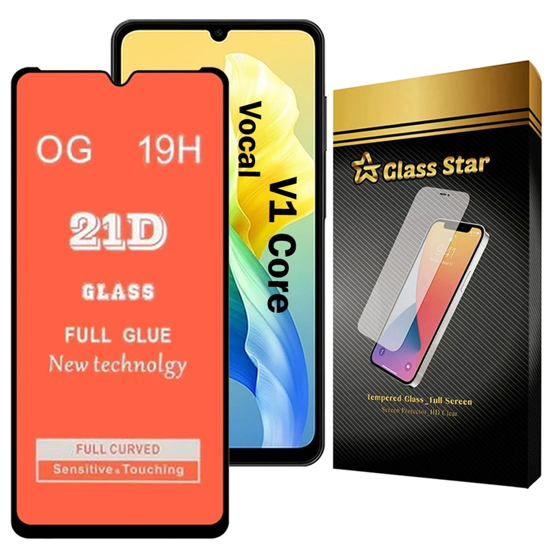 محافظ صفحه نمایش گلس استار مدل FULG20 مناسب برای گوشی موبایل وکال V1 Core