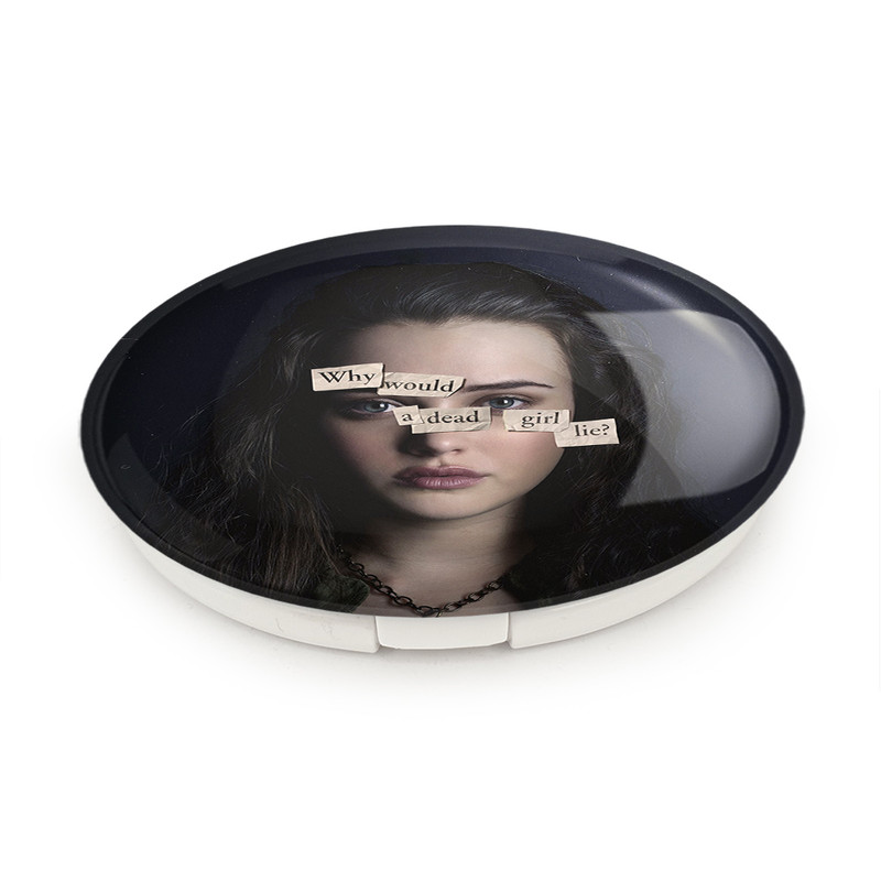 آینه جیبی خندالو طرح هانا بیکر 13دلیل برای اینکه Reasons Why13 مدل تاشو کد 20333