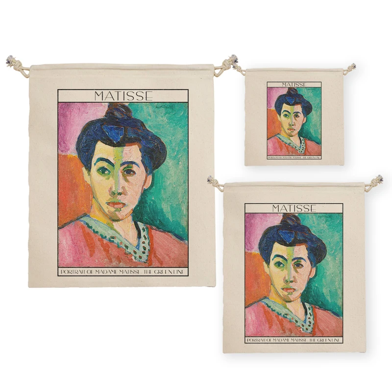 نظم دهنده ترمه طراحان ایده مدل پرتره خانم ماتیس، خط سبز از ماتیس کد art0641 مجموعه سه عددی