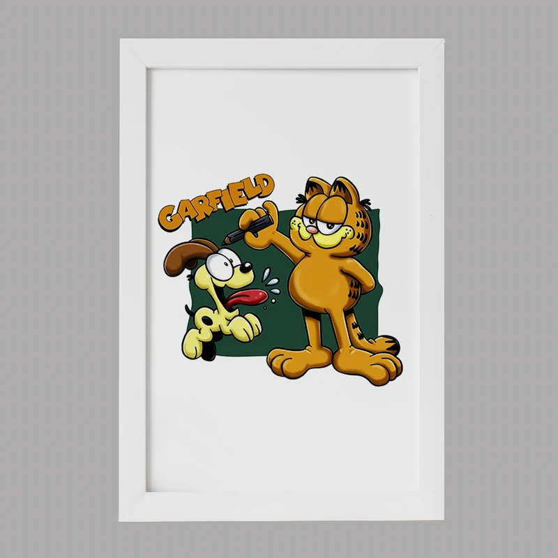 تابلو خندالو مدل گارفیلد کد F2145