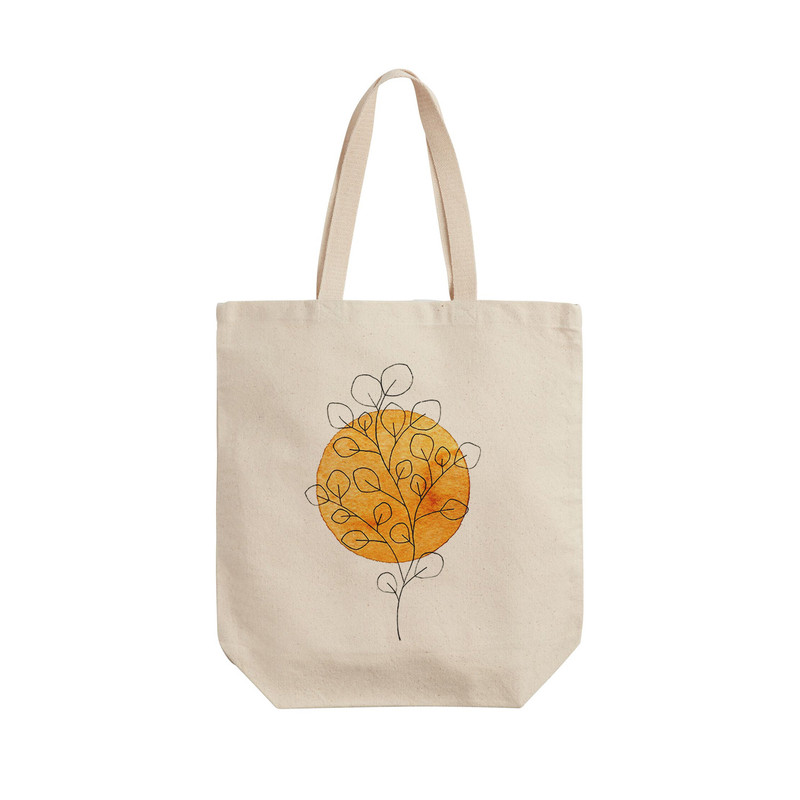 ساک خرید ترمه طراحان ایده مدل شاخه پاییزی کد cfp2132 - L