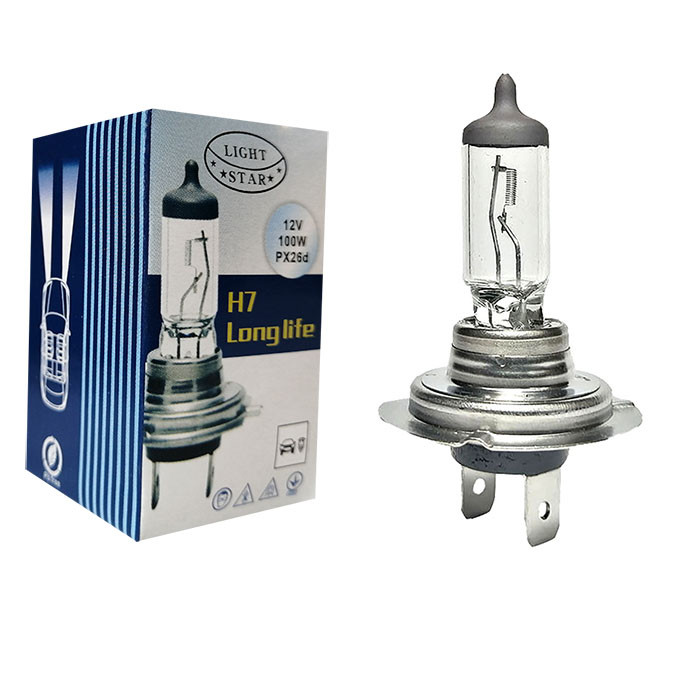 لامپ جلو خودرو لایت استار مدل H7.12v,100w.px26d