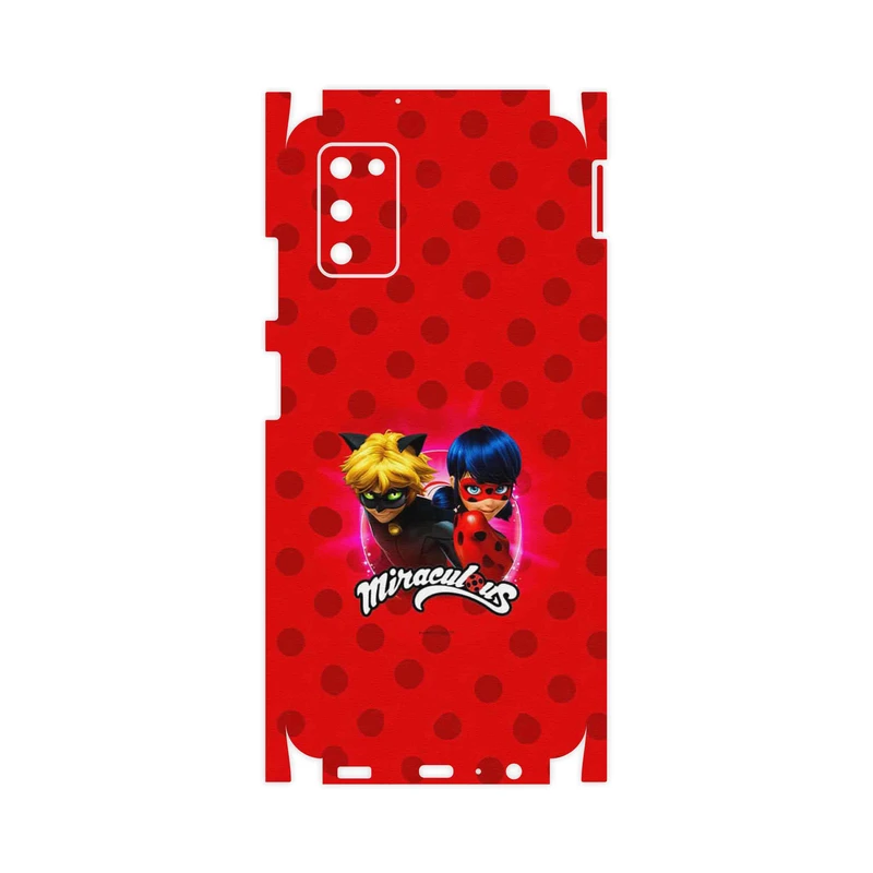 برچسب پوششی ماهوت مدل Ladybug and Cat Noir-FullSkin مناسب برای گوشی موبایل سامسونگ Galaxy A03S