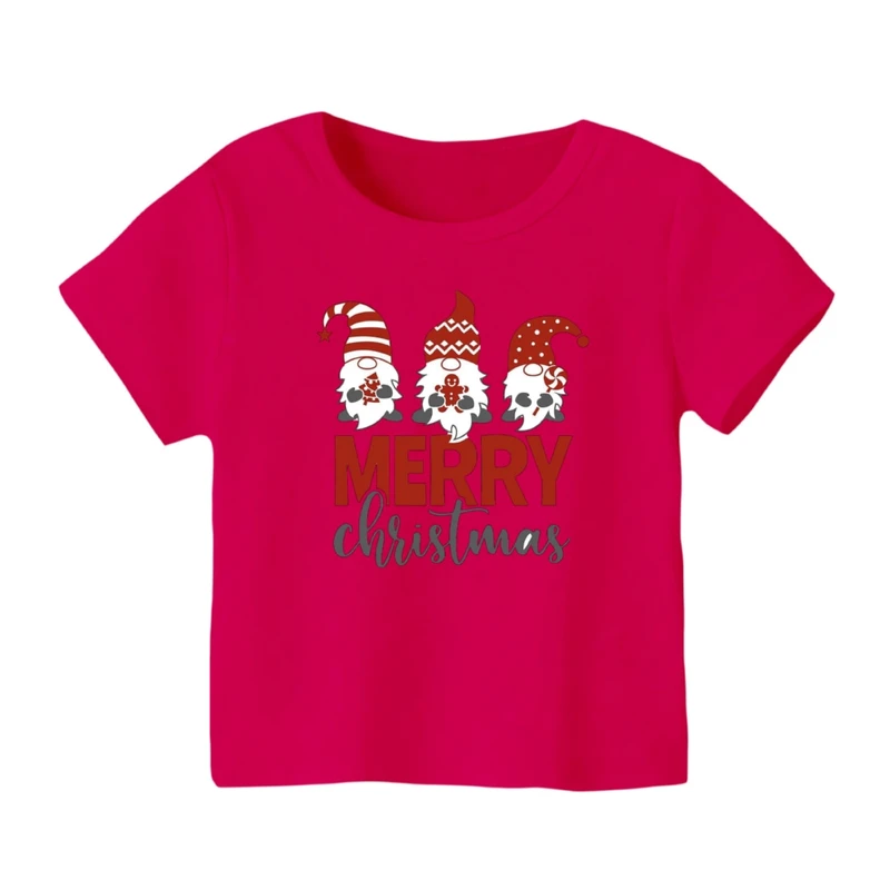 تی شرت آستین کوتاه بچگانه مدل بابانوئل کریسمس کد 38