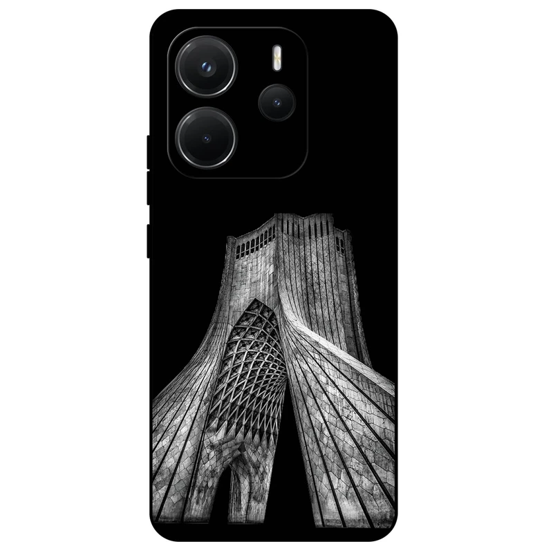 کاور مگافون طرح برج آزادی مدل 8263 مناسب برای گوشی موبایل شیائومی Redmi Note 14 4G