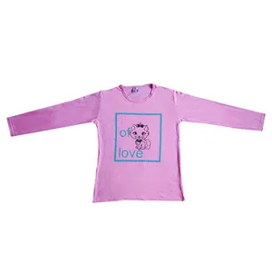 تی شرت آستین بلند دخترانه مدل DUMNI