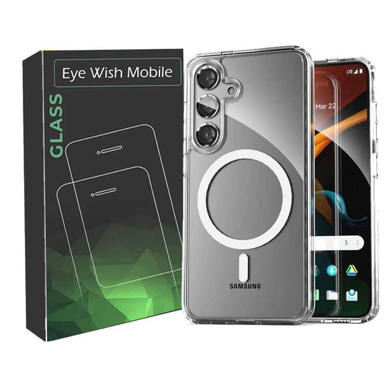 کاور آی ویش مدل Clear magsafe مناسب برای گوشی موبایل سامسونگ Galaxy S24 Fe