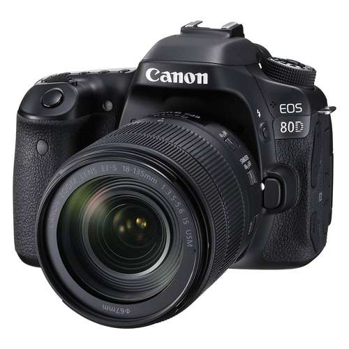 دوربین دیجیتال کانن مدل Eos 80D EF S به همراه لنز 18-135 میلی متر f/3.5-5.6 IS USM